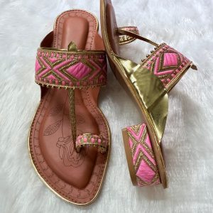 Noor Pink Luxe Sandals