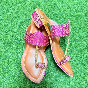 Pink Zari Elegance Sandals